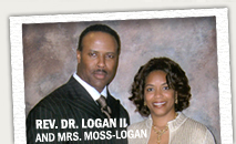 Photo of Rev. Dr. Logan II and Mrs. Moss-Logan